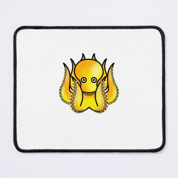 Item preview, small yellow octopus designed and sold by octo-PS.