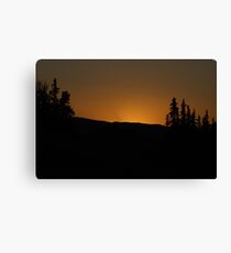The Last Sunray Canvas Print