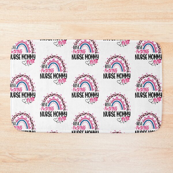 Artikelvorschau, Best Nurse Mommy Ever Mothers Day Nurses Day Leopard Rainbow entworfen und verkauft von EasyPrintGift.