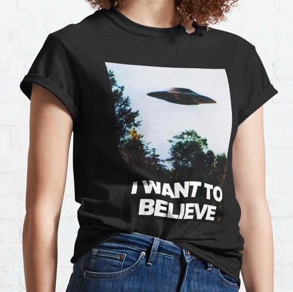 Je veux croire UFO UFO T-shirt classique
