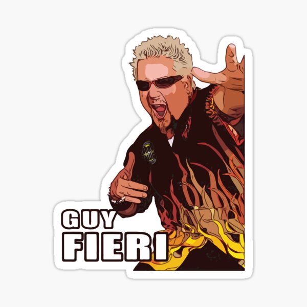 "guy fieri" Sticker for Sale by sumacracker Redbubble