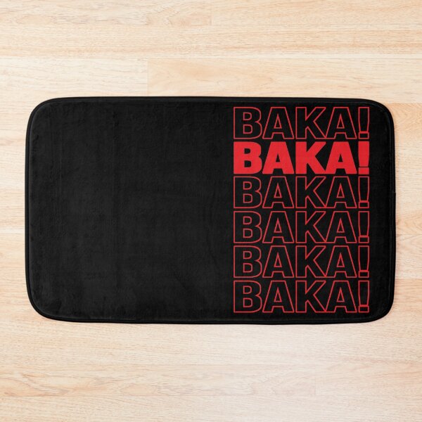 Item preview, Baka!, Ecchi, Hentai, Anime, Typography, Funny, Aesthetic, Humor, Repeated Text designed and sold by DULCE76.