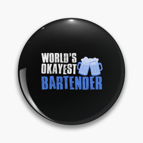 Item preview, Worlds Okayest Bartender designed and sold by FNStuff.