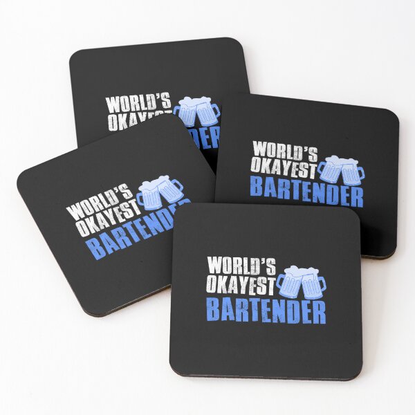 Item preview, Worlds Okayest Bartender designed and sold by FNStuff.