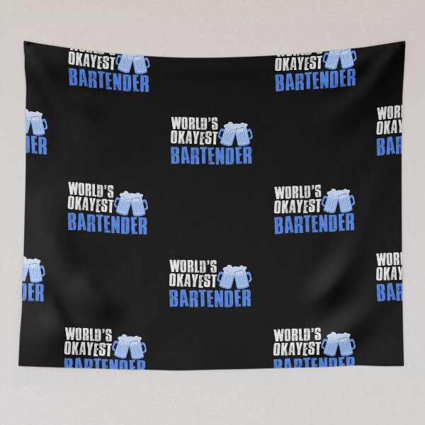 Item preview, Worlds Okayest Bartender designed and sold by FNStuff.