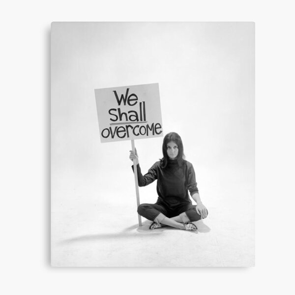 Gloria Steinem We Shall Overcome Metal Print