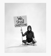 Gloria Steinem We Shall Overcome Photographic Print