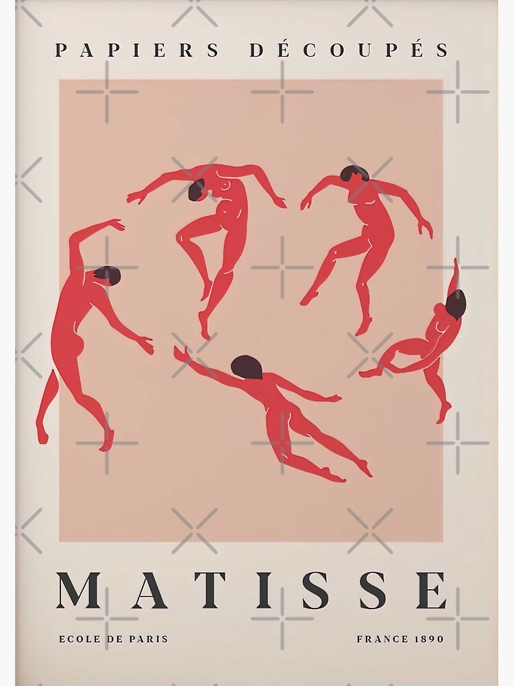 Disover Papers Decoupes Matisse Ecole de Paris France 1890 - Matisse The Dance Premium Matte Vertical Poster