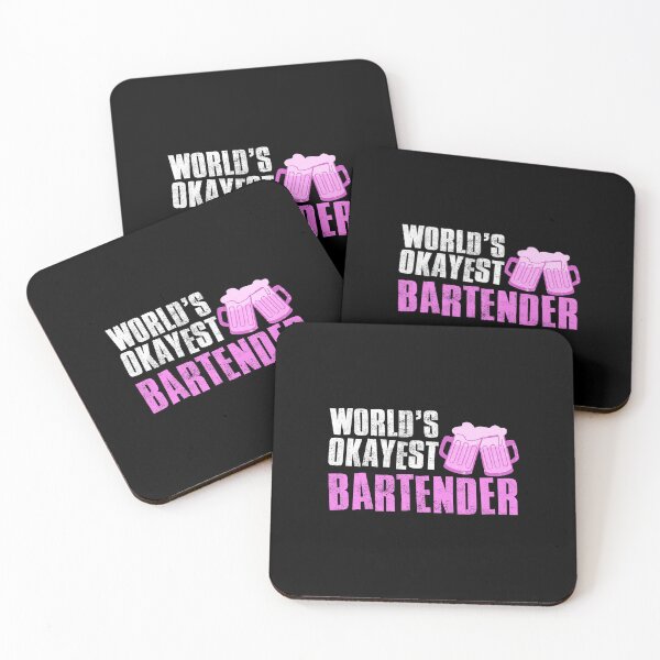 Item preview, Worlds Okayest Bartender designed and sold by FNStuff.