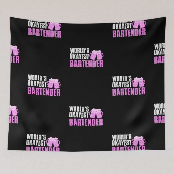 Item preview, Worlds Okayest Bartender designed and sold by FNStuff.
