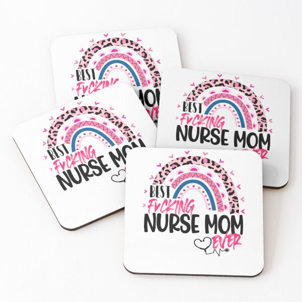 Artikelvorschau, Beste Krankenschwester-Mutter aller Zeiten Muttertags-Krankenschwester-Tag-Leopard-Regenbogen entworfen und verkauft von EasyPrintGift.