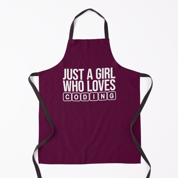 Item preview, Just a Girl Who Loves Coding designed and sold by Koala Designs.