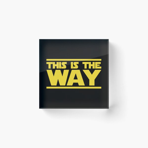 Item preview, This is the way (yellow) designed and sold by ModernJustice.