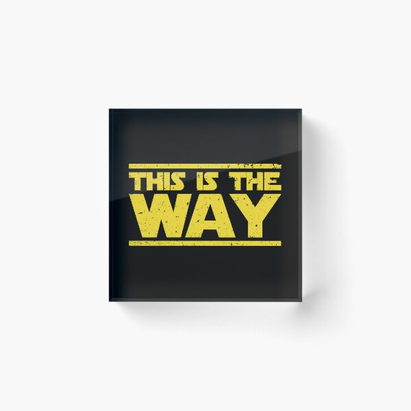 Item preview, This is the way (yellow grunge) designed and sold by ModernJustice.