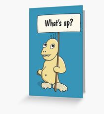 Funny Cookie Monster Greeting Card