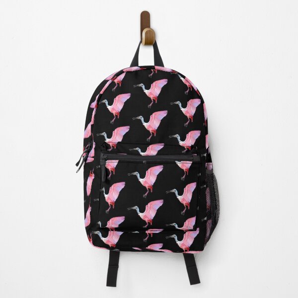 Item preview, R is for Roseate Spoonbill,Spoonbill Illustration – Elegant Wading Bird Artwork designed and sold by PrettylittlepastelUk.