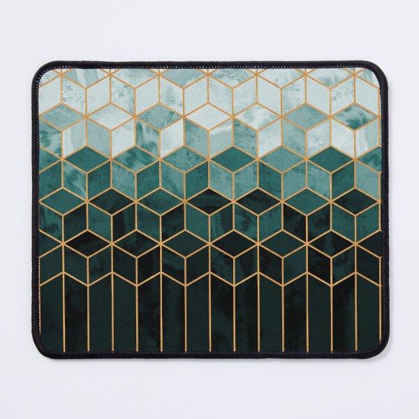 Item preview, Teal Cubes Luxury designed and sold by AmbienceArt.
