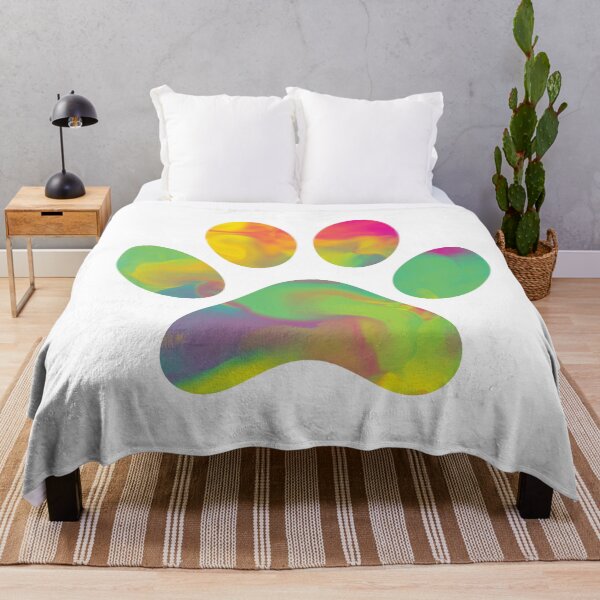 Item preview, Colorful Paw Print - Watercolors designed and sold by NotUrAverageART.