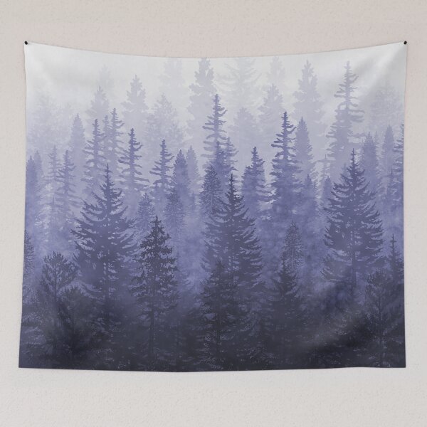 Item preview, My Misty Secret Forest - deep purple designed and sold by maryedenoa.