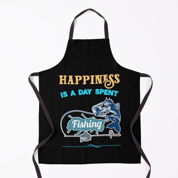 Item preview, Happiness is a day spent fishing. designed and sold by Umiska.