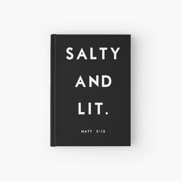 Salty and Lit Hardcover Journal