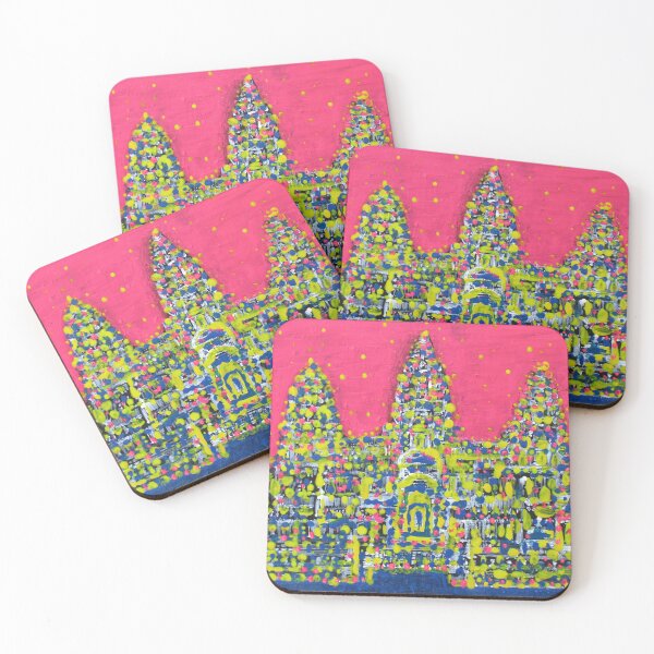 Item preview, ANGKOR WAT - acrylic painting designed and sold by lautir.