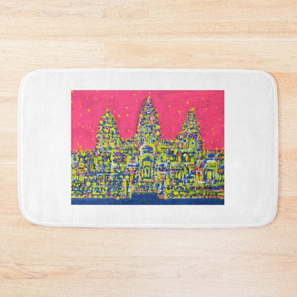 Item preview, ANGKOR WAT - acrylic painting designed and sold by lautir.