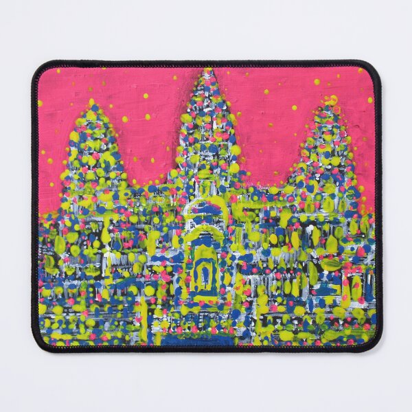 Item preview, ANGKOR WAT - acrylic painting designed and sold by lautir.