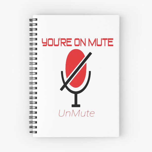 Item preview, Red You're/YOU ARE ON MUTE - meetings  designed and sold by Heavdaiin.