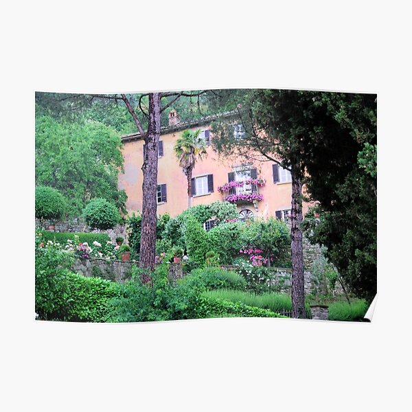 Author's Retreat-Cortona-Italy Poster