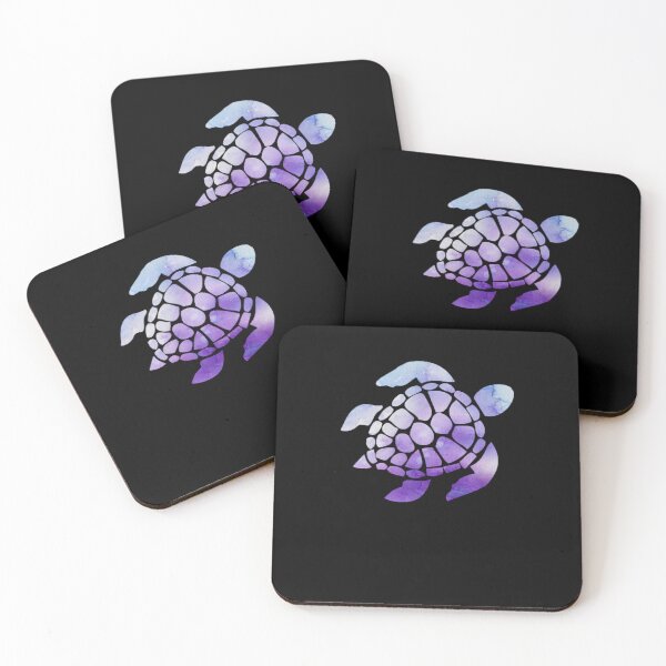 Item preview, Purple Sea Turtle  Sticker designed and sold by FarukErcanGuler.
