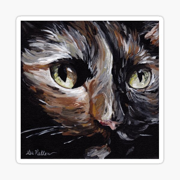 Item preview, Calico Cat Art designed and sold by leekellerart.