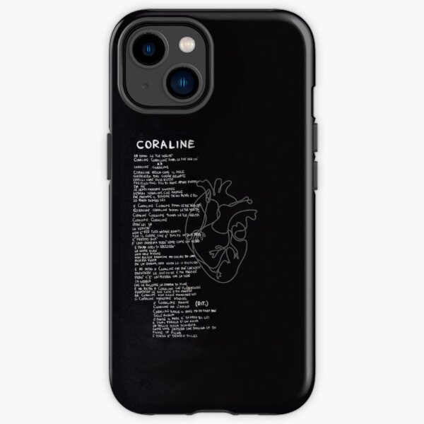 Maneskin Coraline Lyrics Illustration iPhone Tough Case
