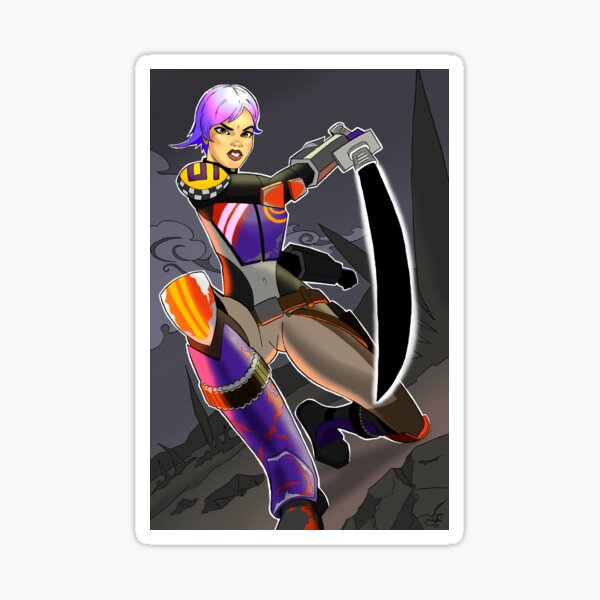 Vista previa del artículo con la obra «Sabine Wren», diseñado y vendido por mikekimart.