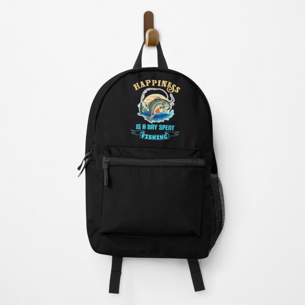 Item preview, Happiness is a day spent fishing. designed and sold by Umiska.