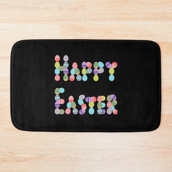 Item preview, Happy Easter Made Of Eggs (in black) | Easter Egg Hunt | Funny Easter designed and sold by CosmicStory.