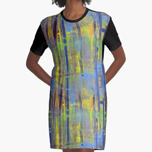 Yellow Jacket Graphic T-Shirt Dress