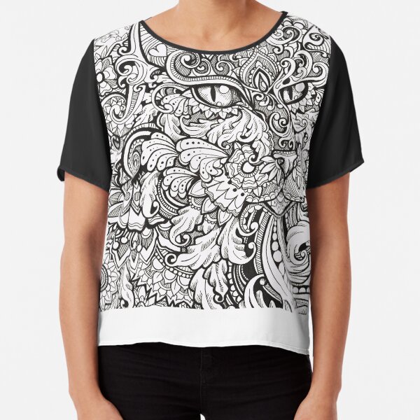 Mister Kitty Chiffon Top
