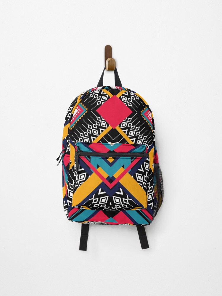 Thumbnail 1 of 3, Backpack, ethnic pattern designed and sold by 7ASCIIz.