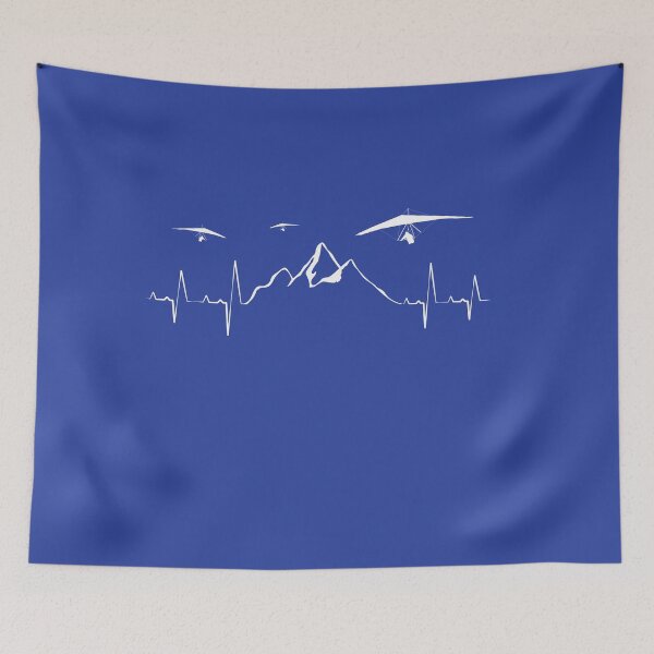 Item preview, Hang Gliding Pilot Air Sport Heartbeat Hang Glider designed and sold by NUMAcreations.