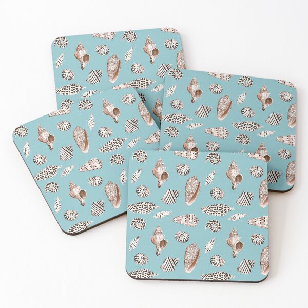 Item preview, Light blue seashells designed and sold by Isabelle-T.