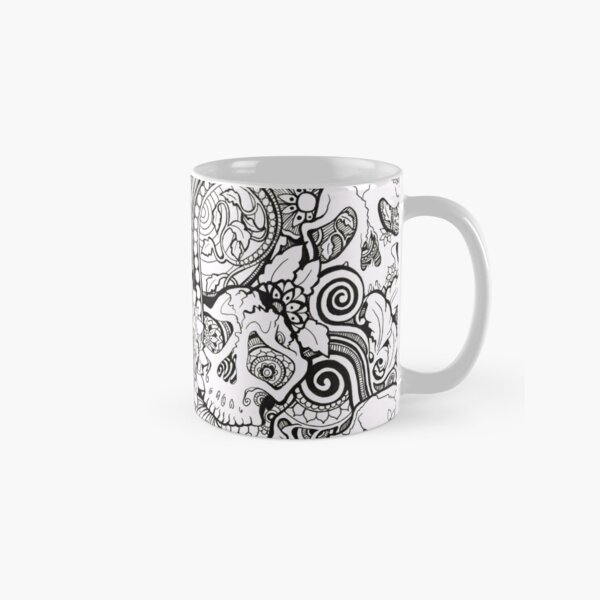 Skulls All Over Classic Mug