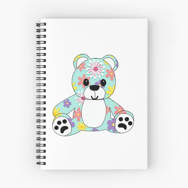 Item preview, cuddly little teddy (floral edition) designed and sold by ShipsinParadise.