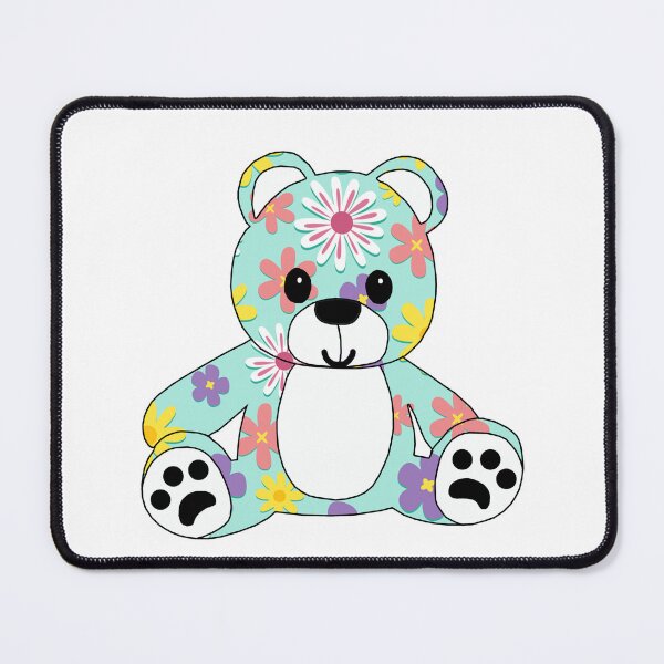 Item preview, cuddly little teddy (floral edition) designed and sold by ShipsinParadise.