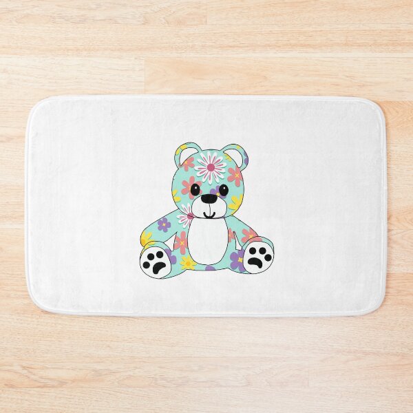 Item preview, cuddly little teddy (floral edition) designed and sold by ShipsinParadise.