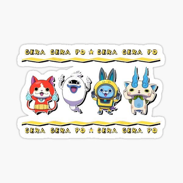 "Gera Gera Po! " Sticker for Sale by JohnHoolan | Redbubble
