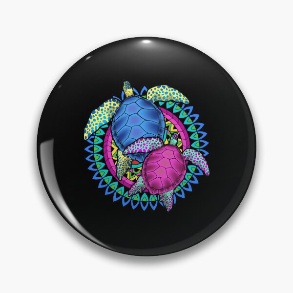 Item preview, Hawaii Sea Turtles Polynesian Tattoo Hawaiian Tribal Mandala Turtle designed and sold by bestshirtdesign.