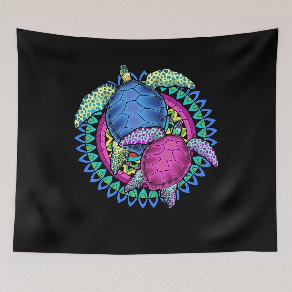 Item preview, Hawaii Sea Turtles Polynesian Tattoo Hawaiian Tribal Mandala Turtle designed and sold by bestshirtdesign.
