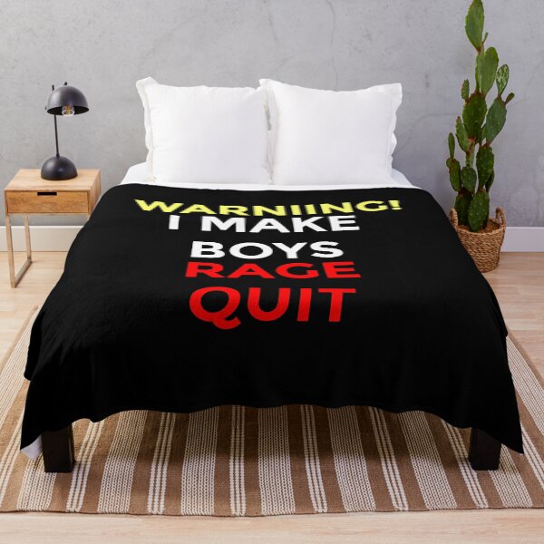 Item preview, Warning! I Make Boys Rage Quit designed and sold by Gamerss4Life.