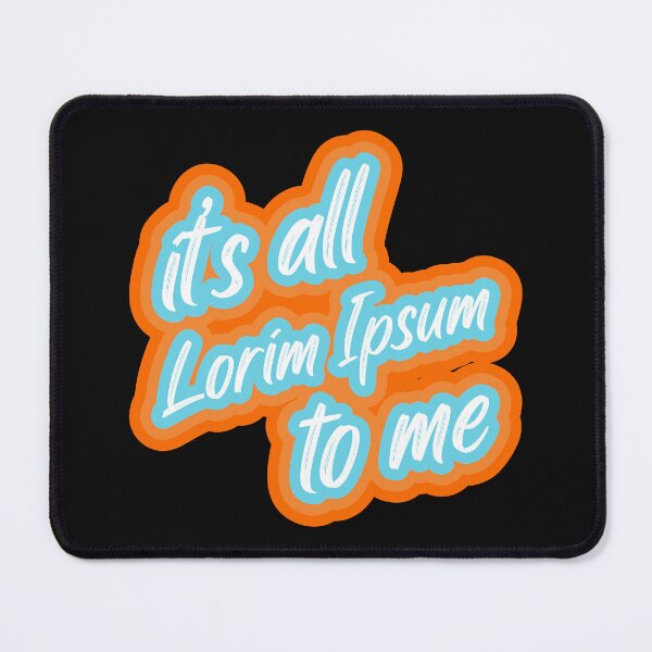 Item preview, it's all lorim ipsum to me designed and sold by BRU Design.